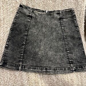Mustard Seed NWT faded black Denim Skirt size small